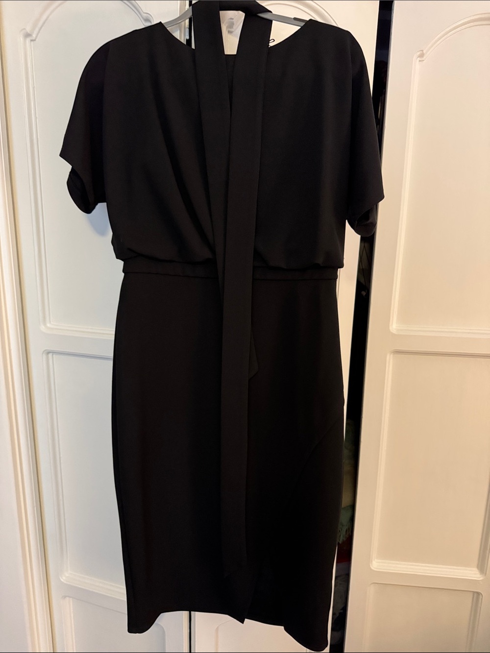 Kensie Black Midi Dress with belt